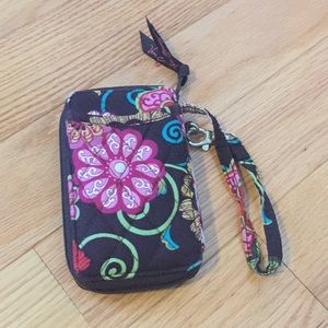 Vera Bradley Wristlet Mod Floral Pink